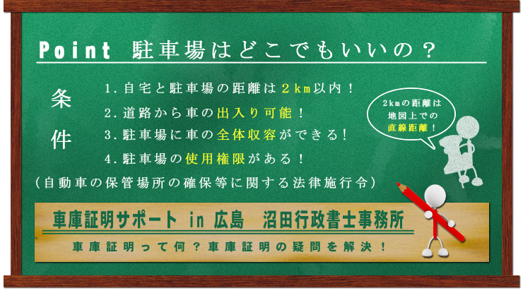 駐車場はどこでもいいの?